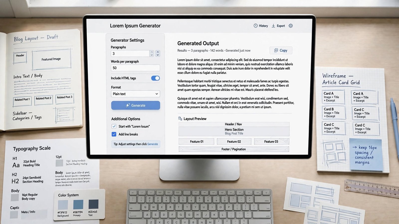Lorem Ipsum Generator: What It Is, How It Works, and How to Use Placeholder Text Effectively