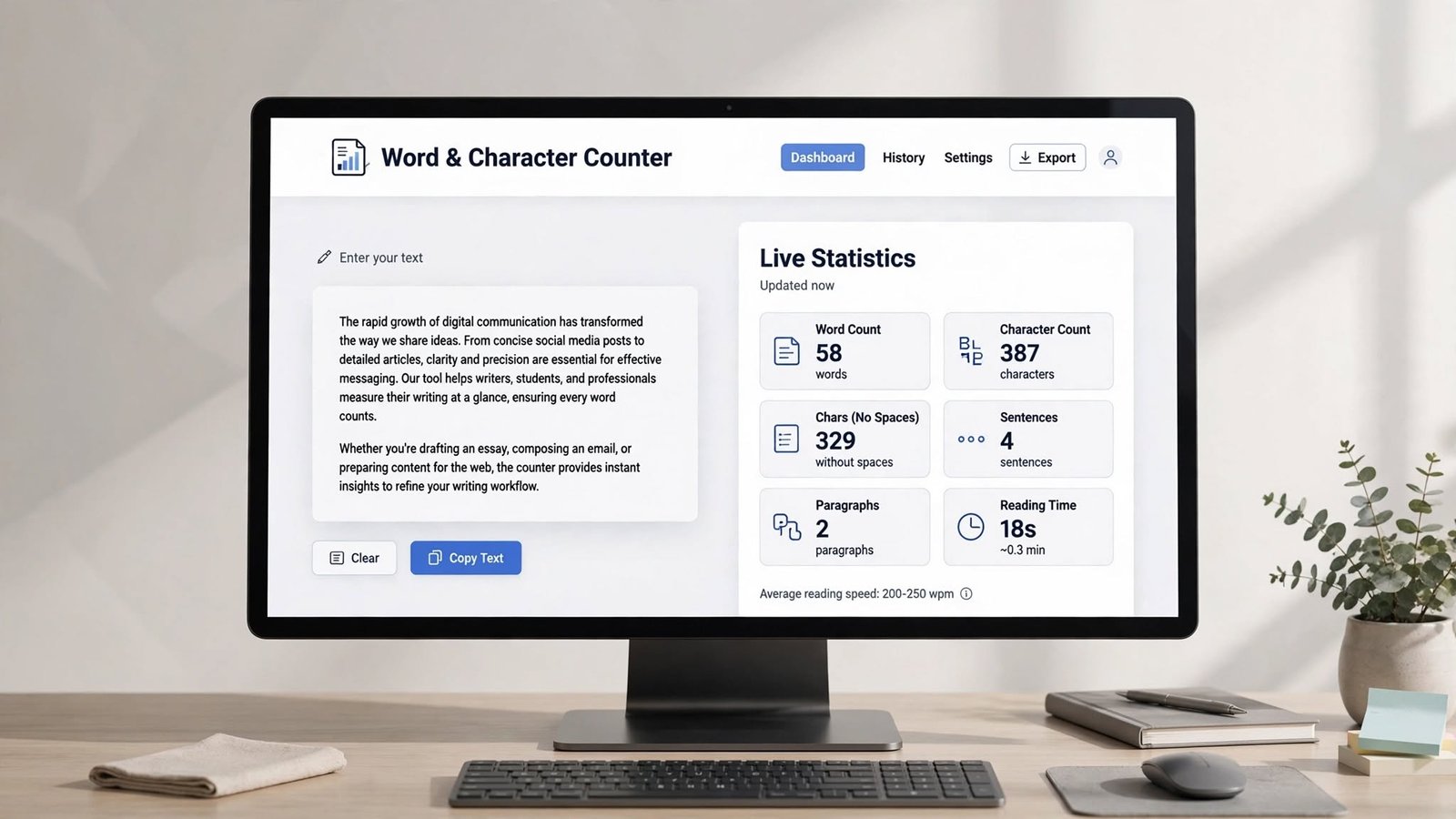 Word and Character Counter: A Simple Tool for Accurate Text Counting